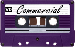 Commercial Voice Over demo - cassette with label